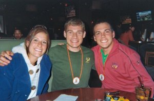 Glad to be in goofy company with these friends!