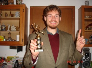 My family ordered me a trophy.