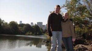 After party with my superb support crew, Lisa and Raul, in New York City.